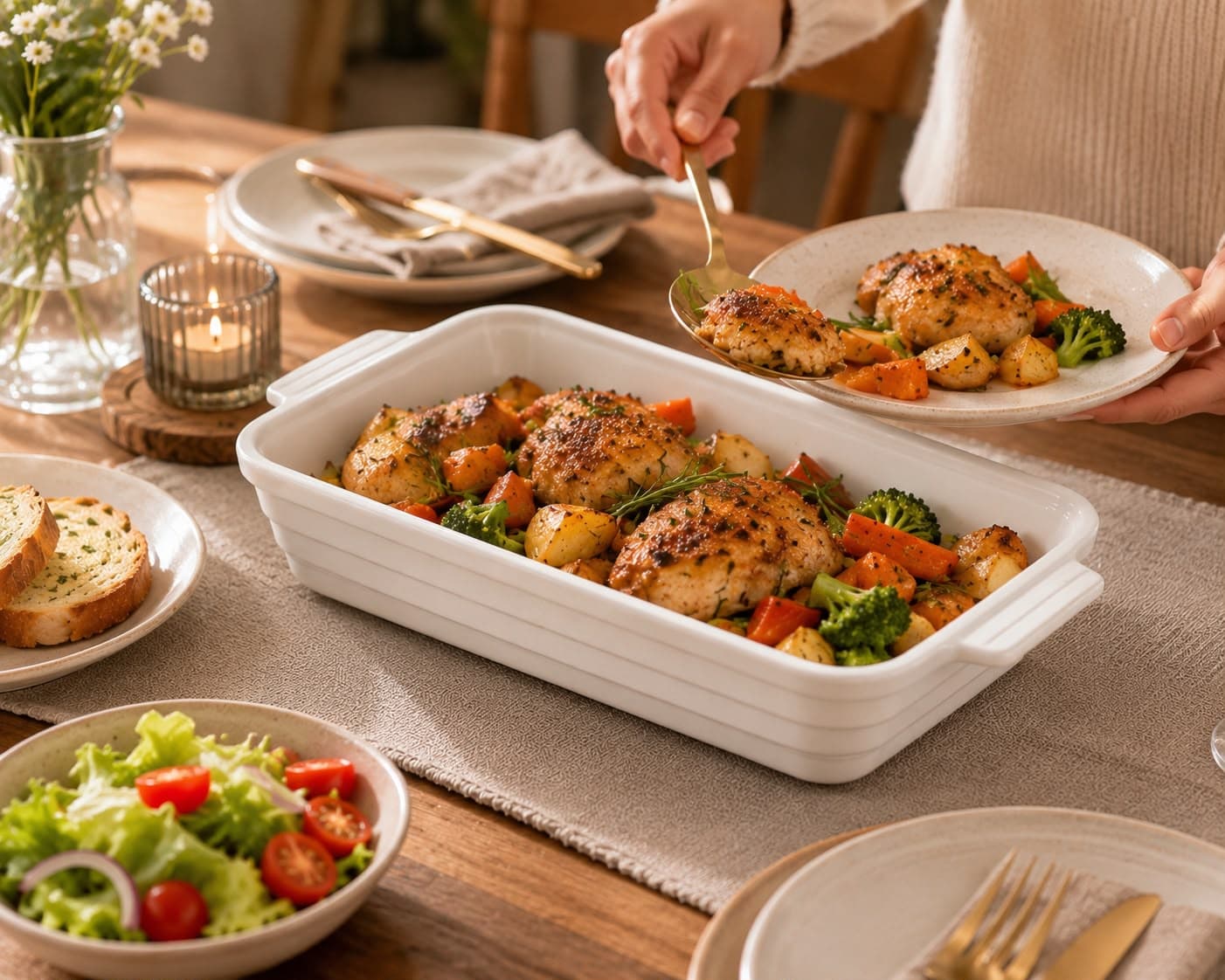 Rectangle Casserole – 2.3 Litre235