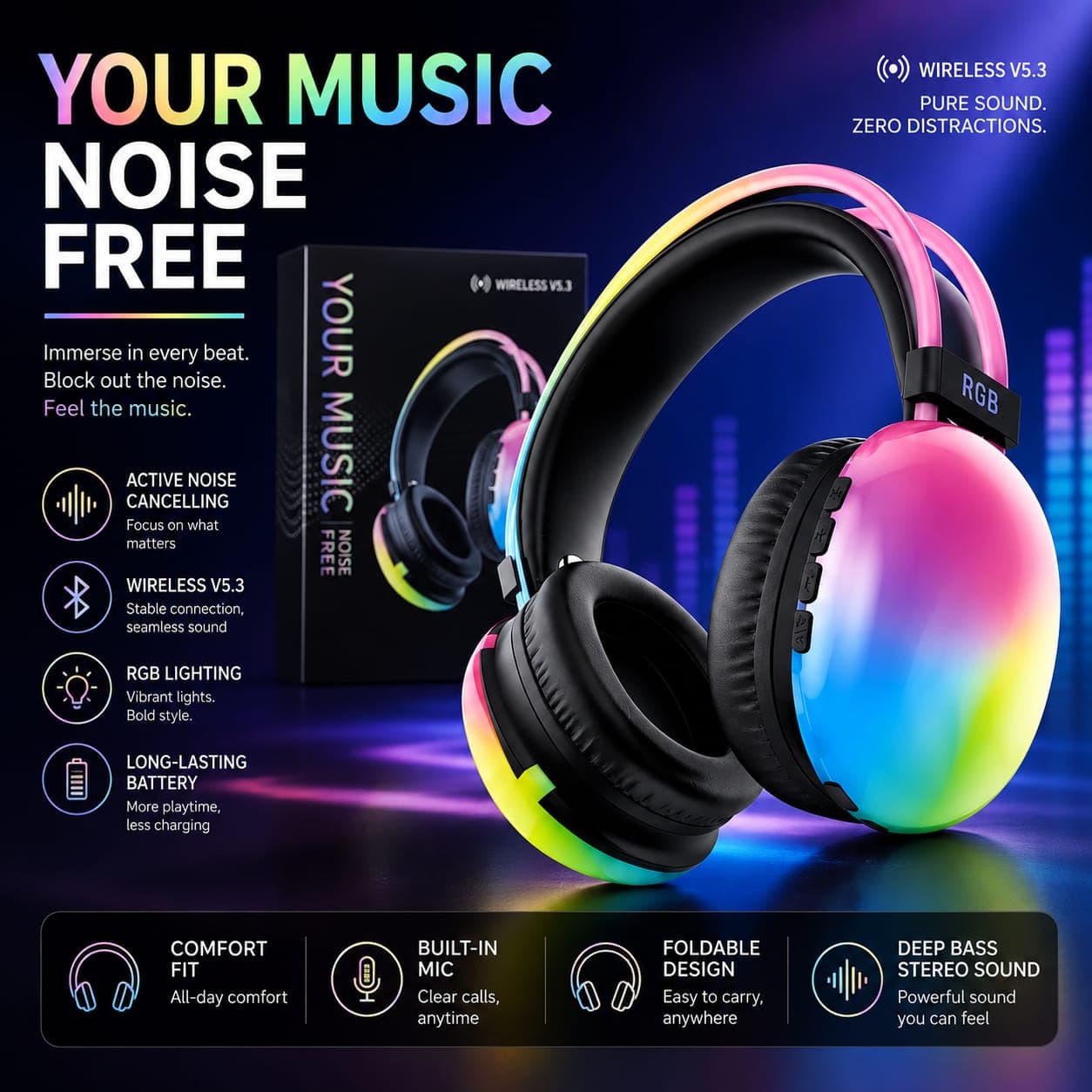 PM860 Wireless Headphones