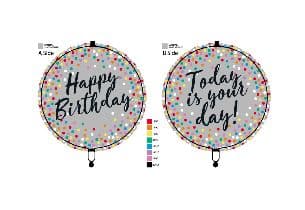 18 INCH AIR-HELIUM FOIL DUAL FACE 1CTP