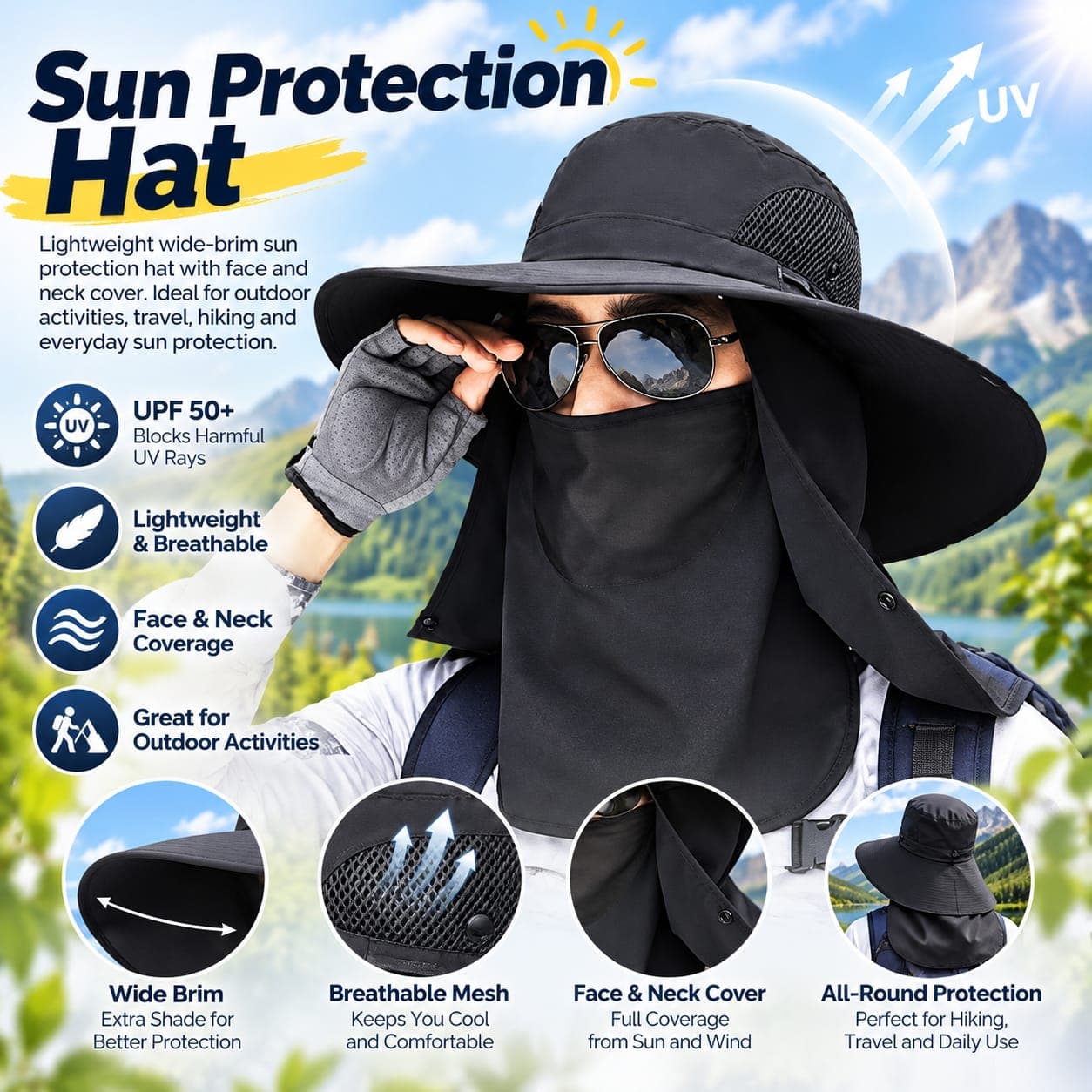 SUN PROTECTION HAT