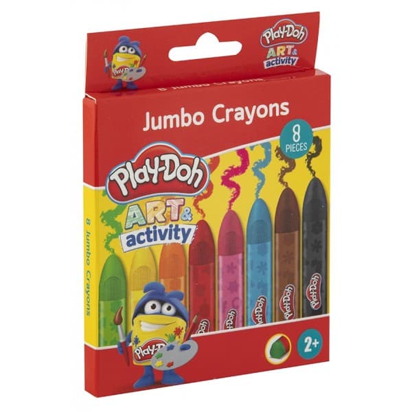 PLAY DOH 8 JUMBO CRAYONS