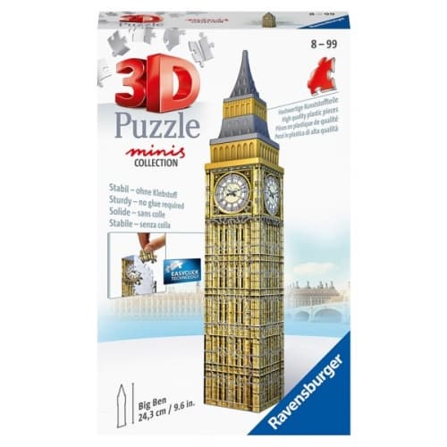 Ravensburger 54 Piece 3D Puzzle Ball Mini Big Ben