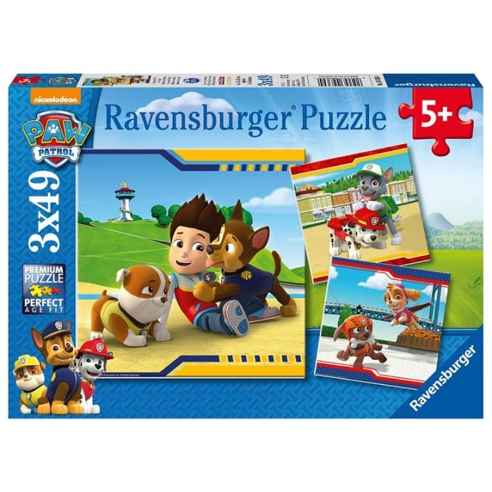 Ravensburger 3X49pc Puz Paw Patrol Heroes