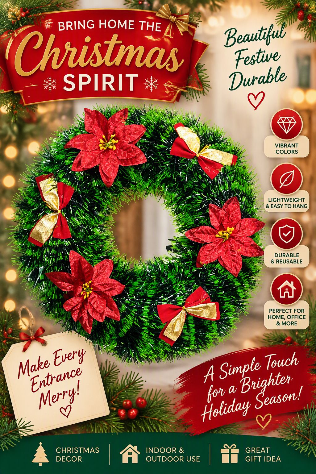 CHRISTMAS WREATH