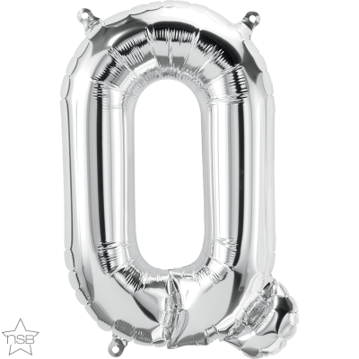 34 INCH FOIL SILVER LETTER Q 1CTP