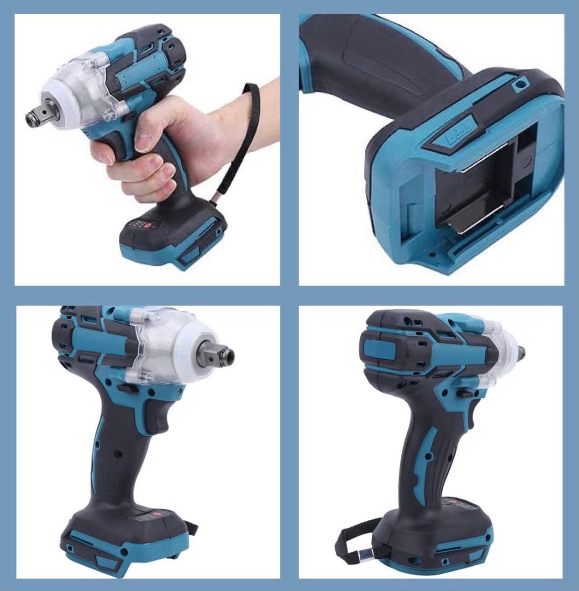 Hammer-Drill & Impact Wrench 2pcs Set