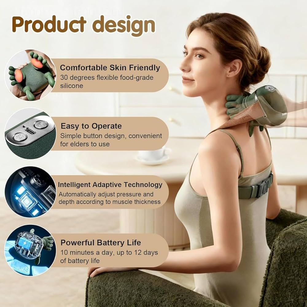 4D Shiatsu Kneading Massager