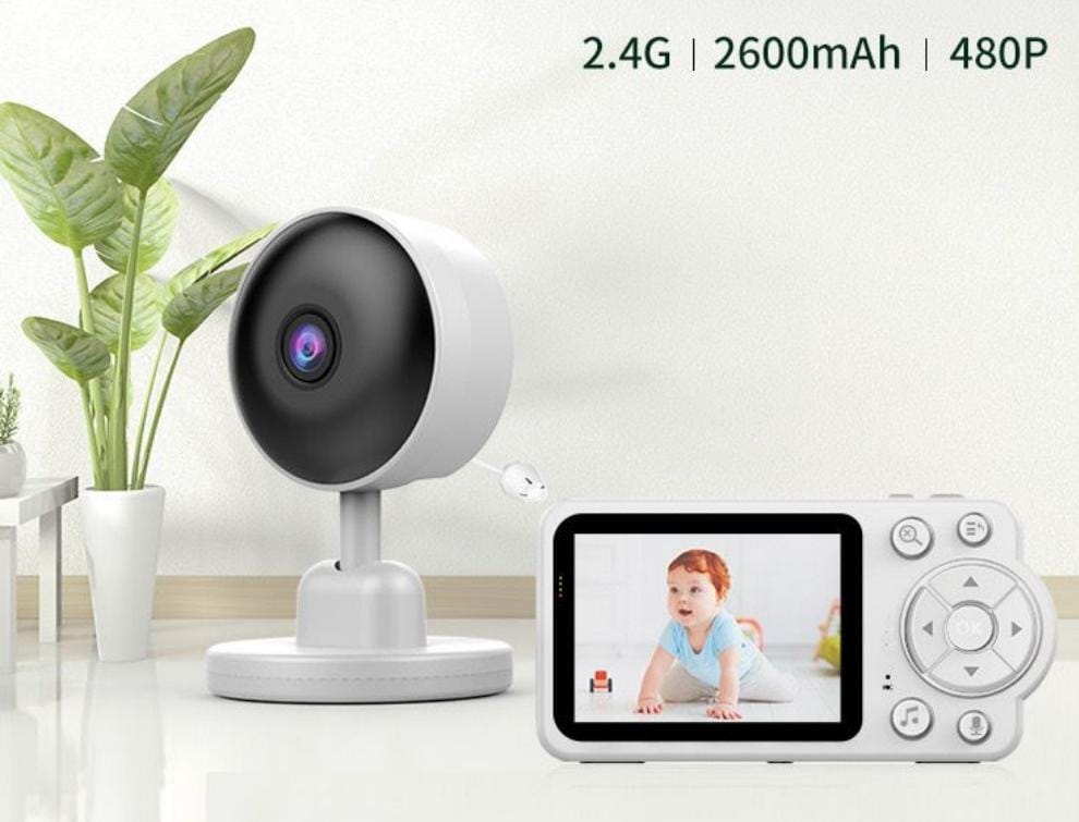 Baby Monitor with Video, Audio & Temperature Detection
