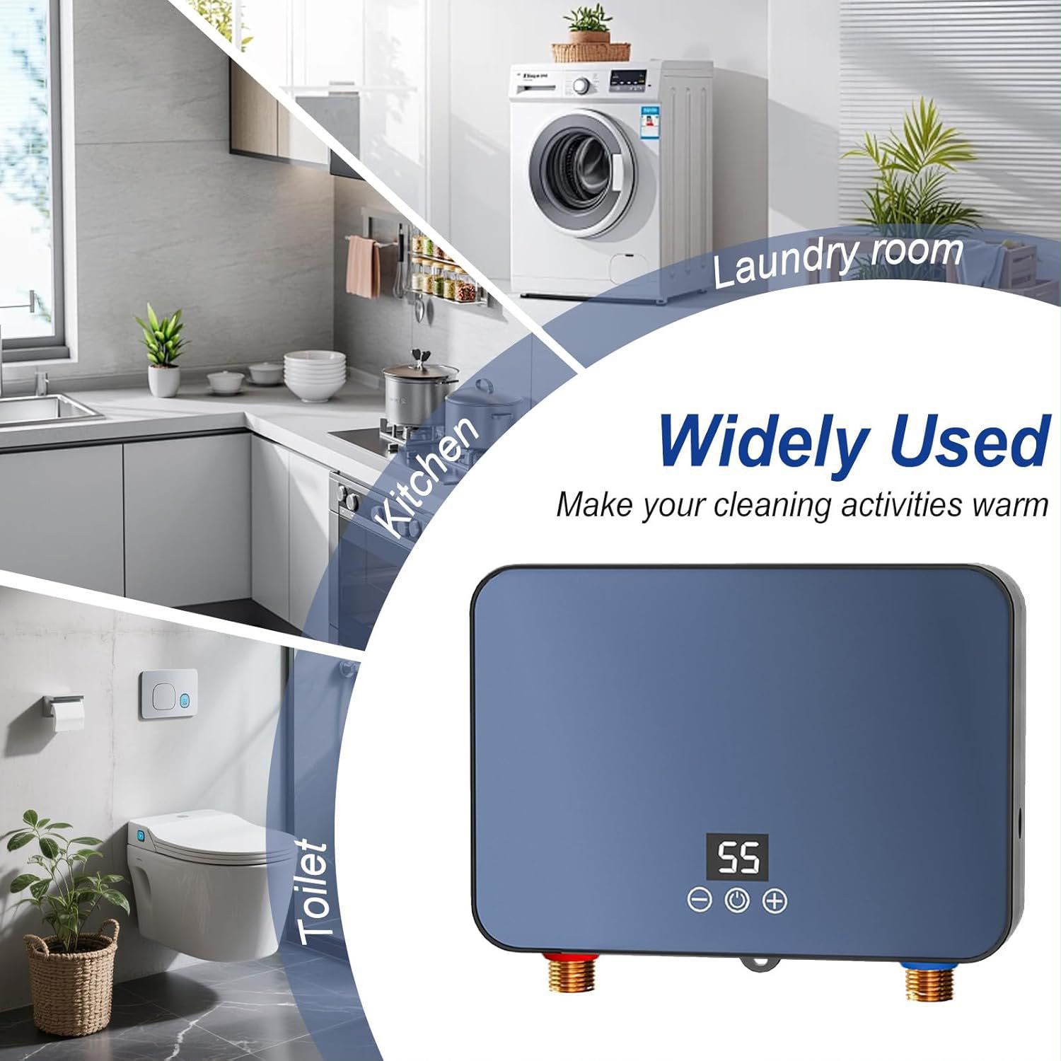 Smart Digital Electric Water Heater Type 3