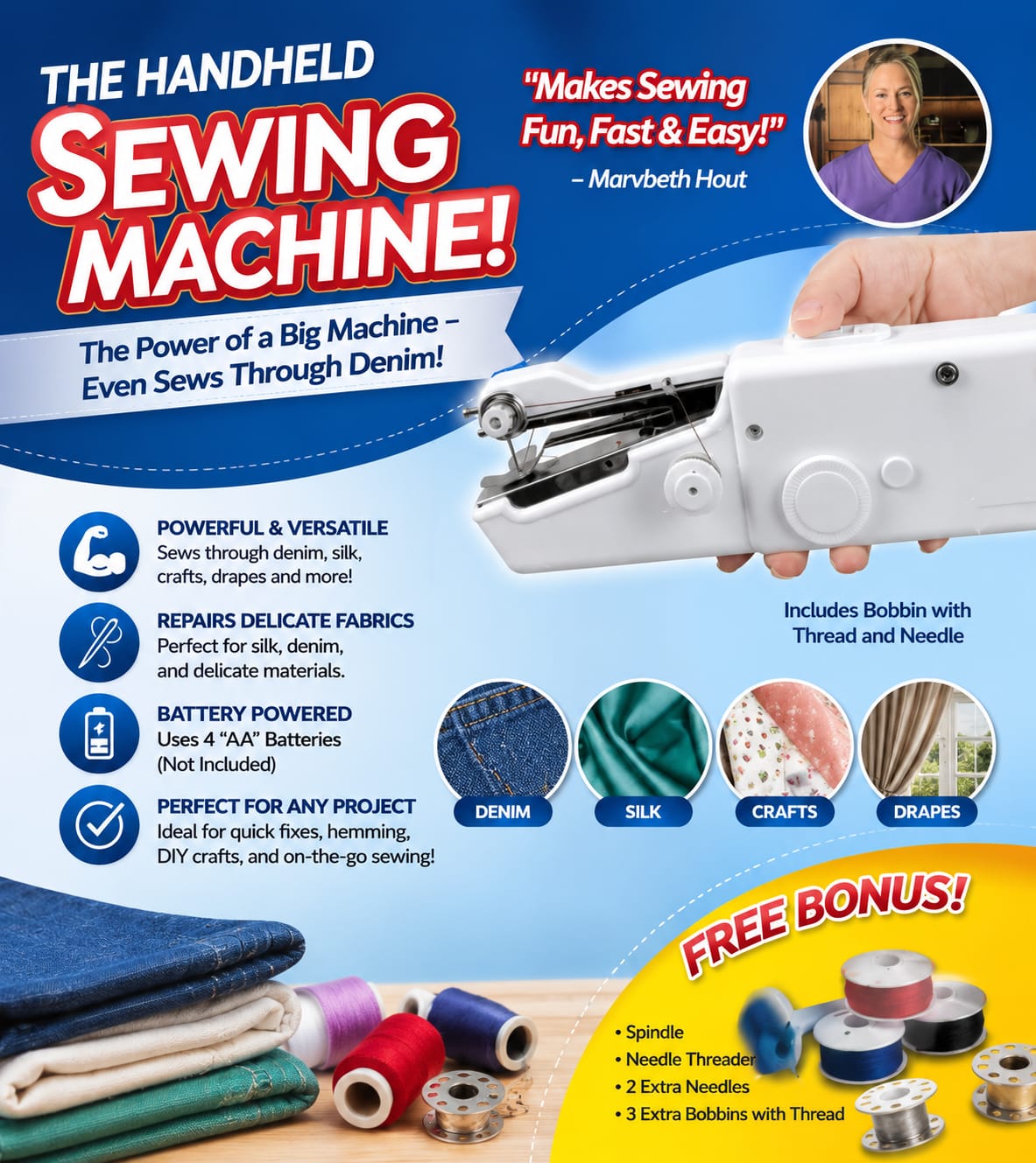 Handheld Sewing Machine
