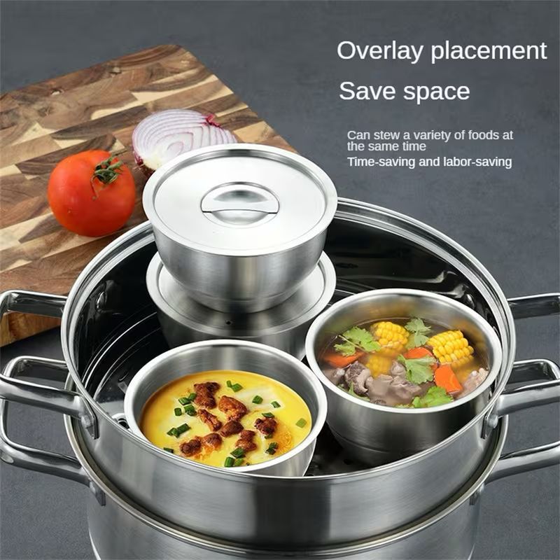 Multi Purpose Stainless Steel Bowl Set 3 Piece