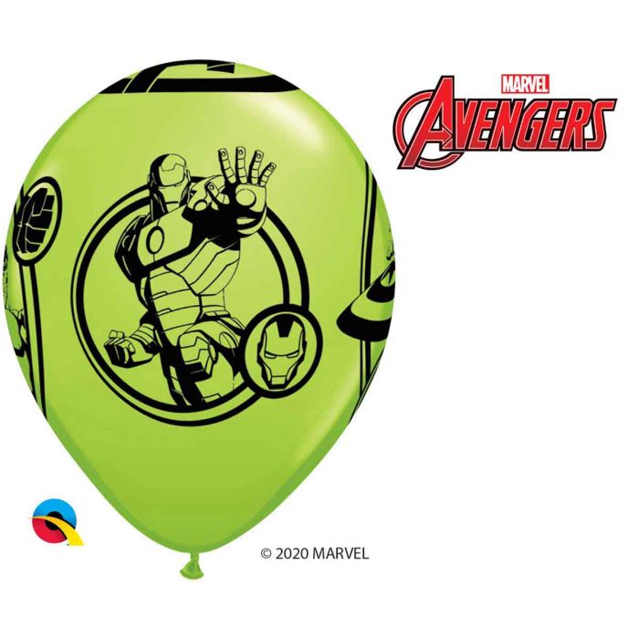 11 Inch Marvel Avengers Latex Balloons 25ctp