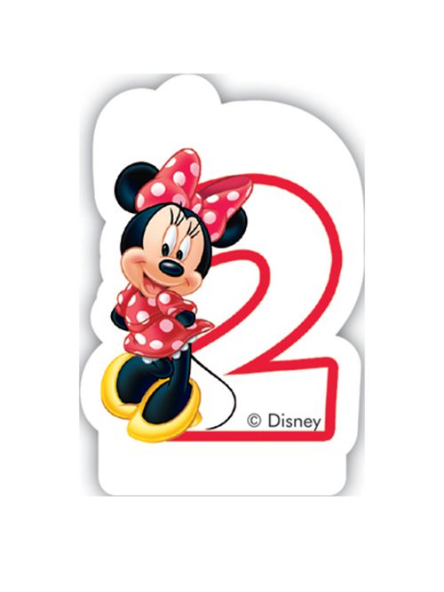 MINNIE HAPPY HELPERS CANDLE NO2 1CT