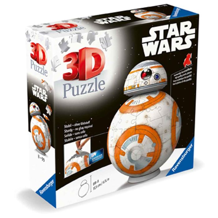 Ravensburger 99pc 3d Puz At Star Wars BB8