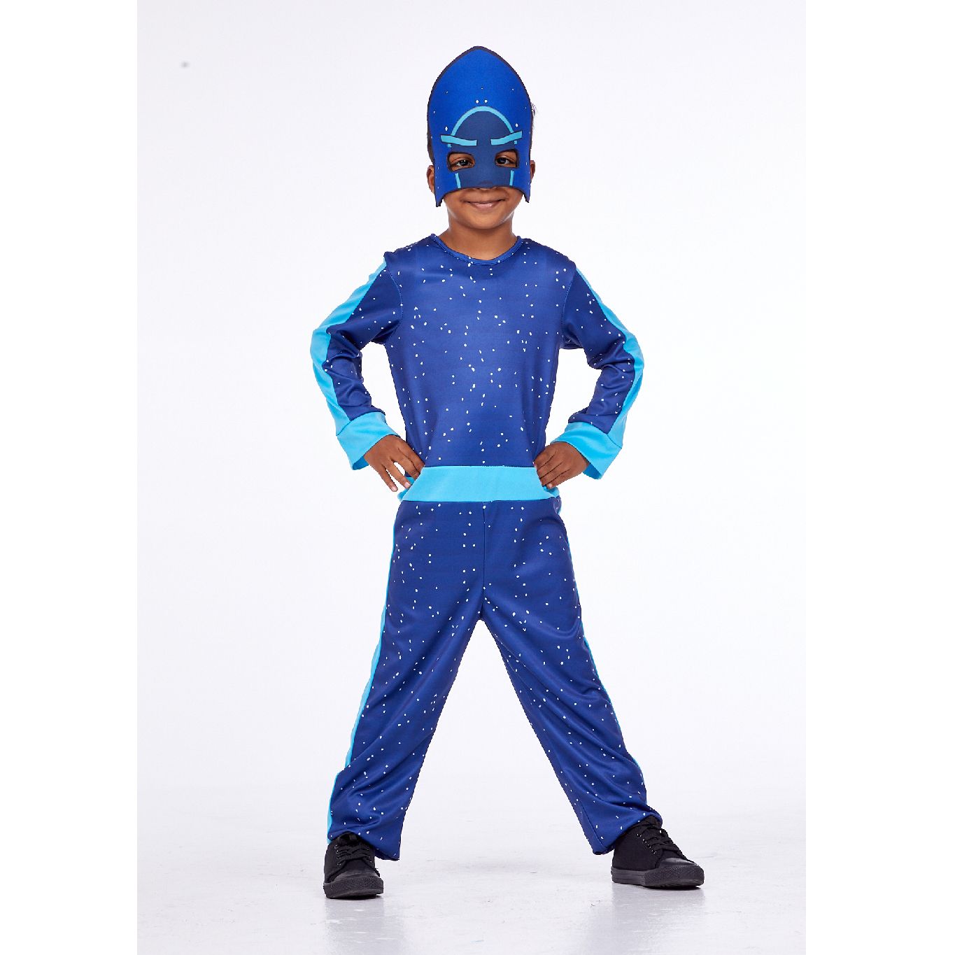 PJ MASK NIGHT NINJA DRESS UP AGE 3 4 1CT