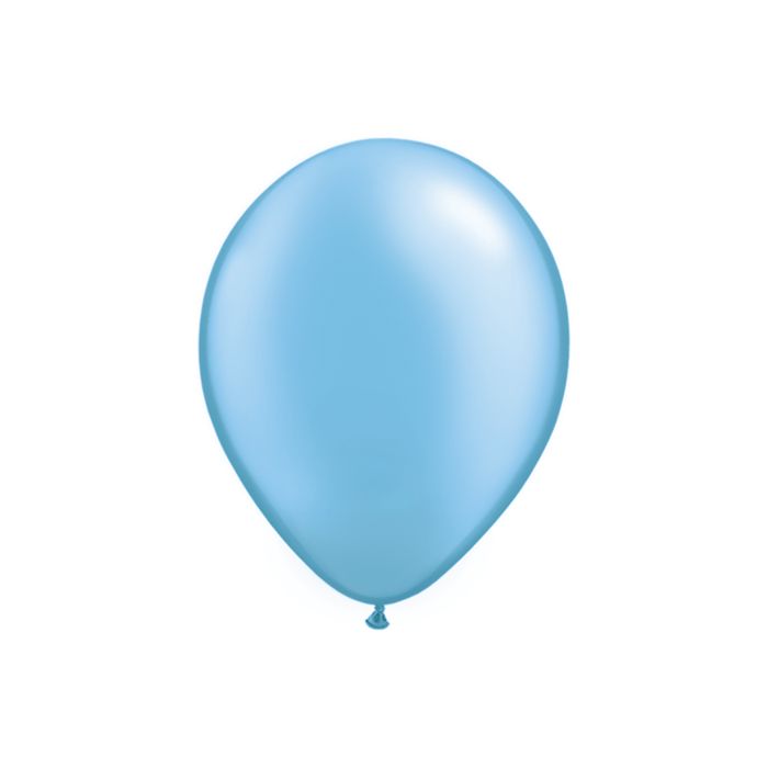 11 INCH LATEX RND PRL AZURE 100CTP