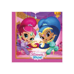 SHIMMER&SHINE GLITER FRNDS TWOPLY PPR NPKIN 20CT