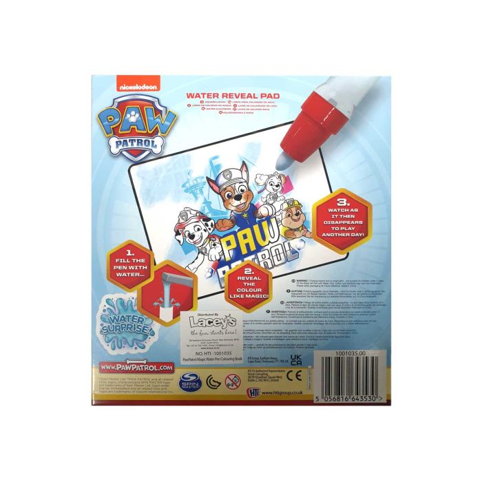 Magic Water Pen Colouring Book-Paw Patrol