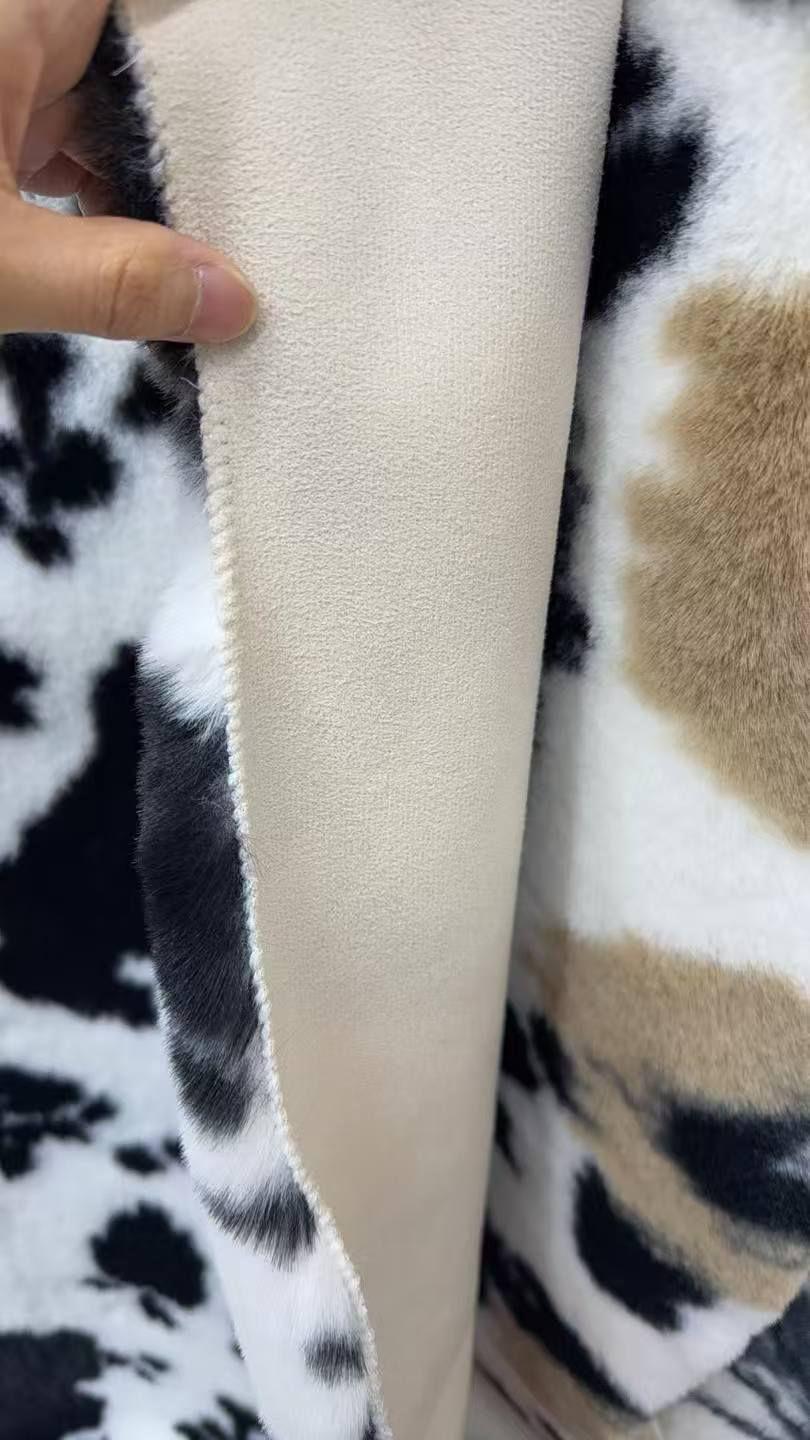 Wave Faux Fur Runner Rug
