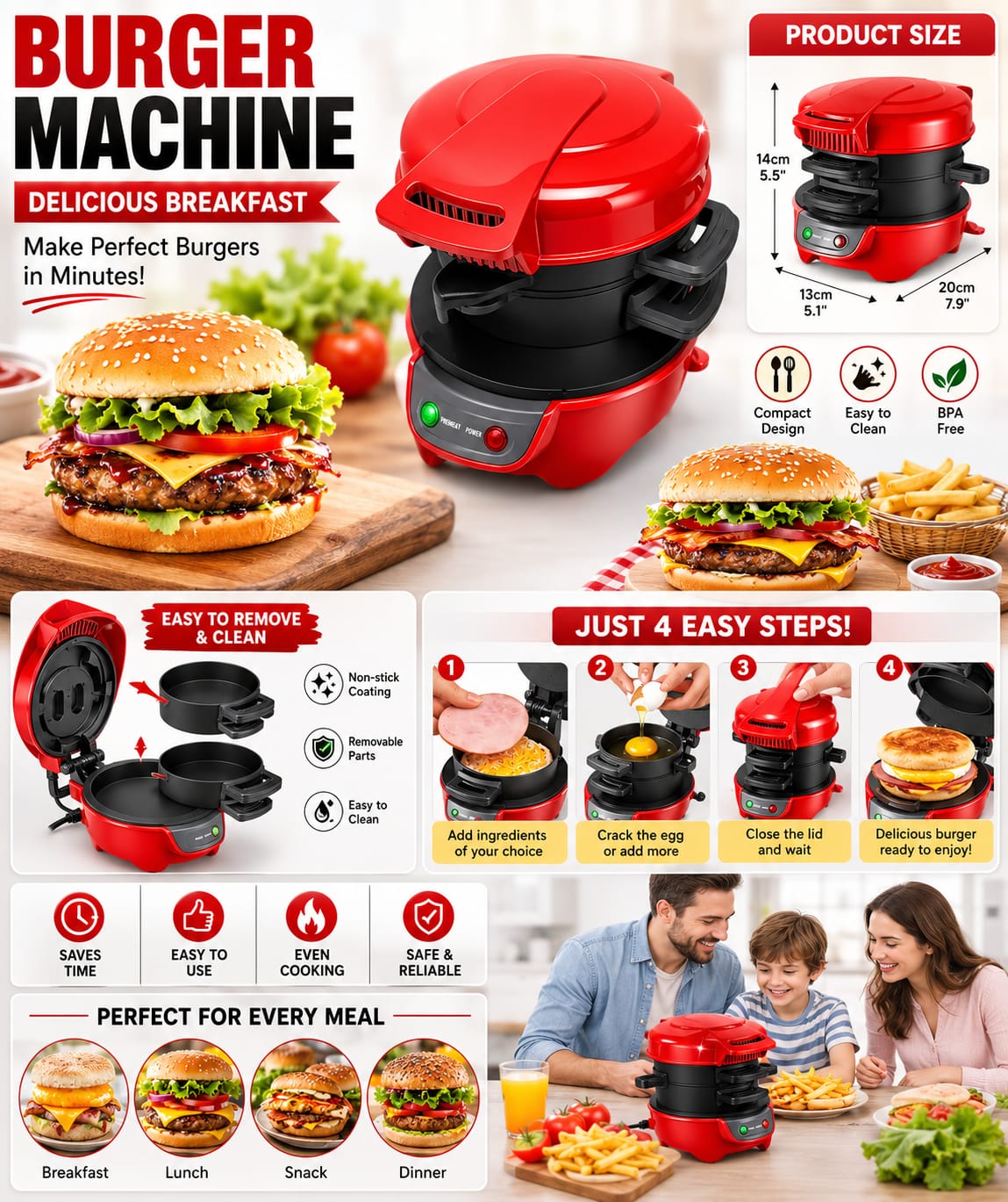 Burger Sandwich Maker