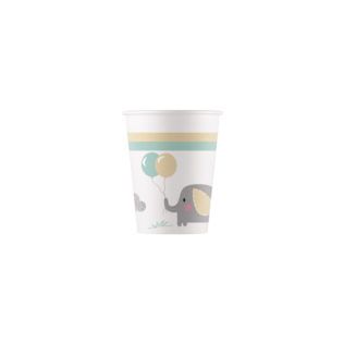 ELEPHANT BABY PAPER CUPS 200ML 8CT-