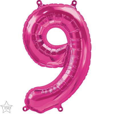 16 IN MAGENTA NUMBER 9 AIR FILLED 1CTP