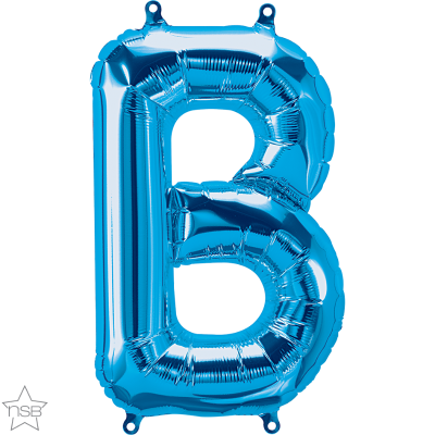 16 IN FOIL BLUE LETTER B AIR FILLED 1CTP