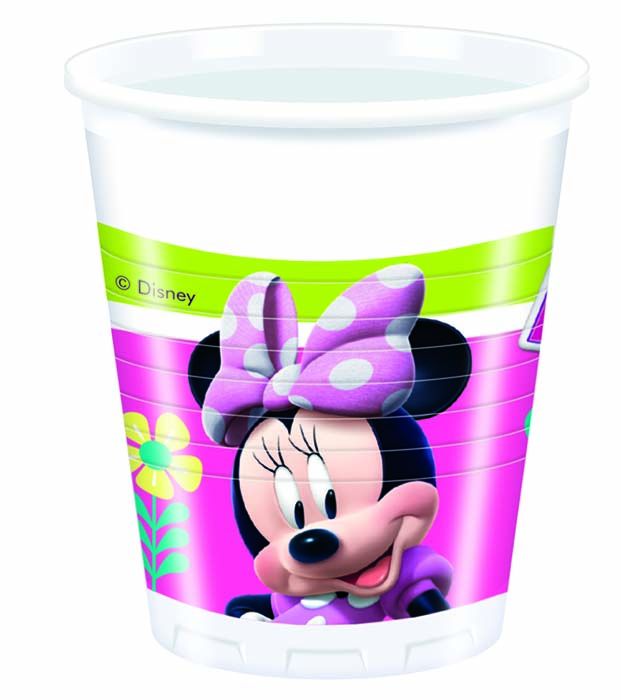 MINNIE HAPPY HELPERS PLASTIC CUPS 200ML 8CT-