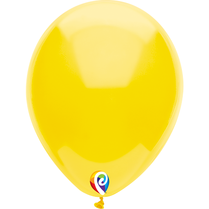 FS 12 INCH LATEX STANDARD COLOUR YELLOW 100CTP