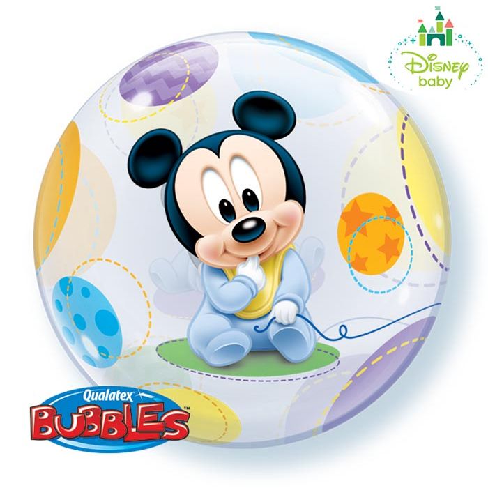 22 INCH SINGLE BUBBLE BABY MICKEY 1CTP