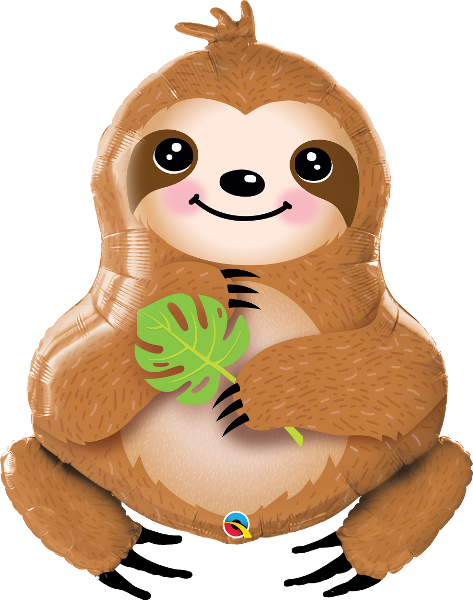 39 INCH FOIL SWEET SLOTH 1 CTP