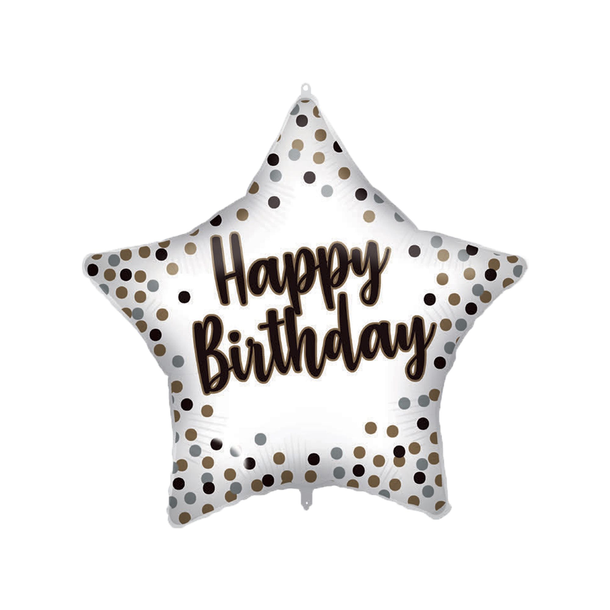 18 INCH FOIL HAPPY BIRTHDAY STAR 1CTP