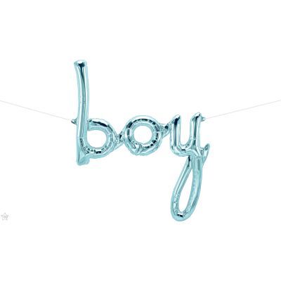 42 IN FOIL BOY SCRIPT SILVER AIR FILLED 1CTP