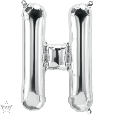 34 INCH FOIL SILVER LETTER H 1CTP