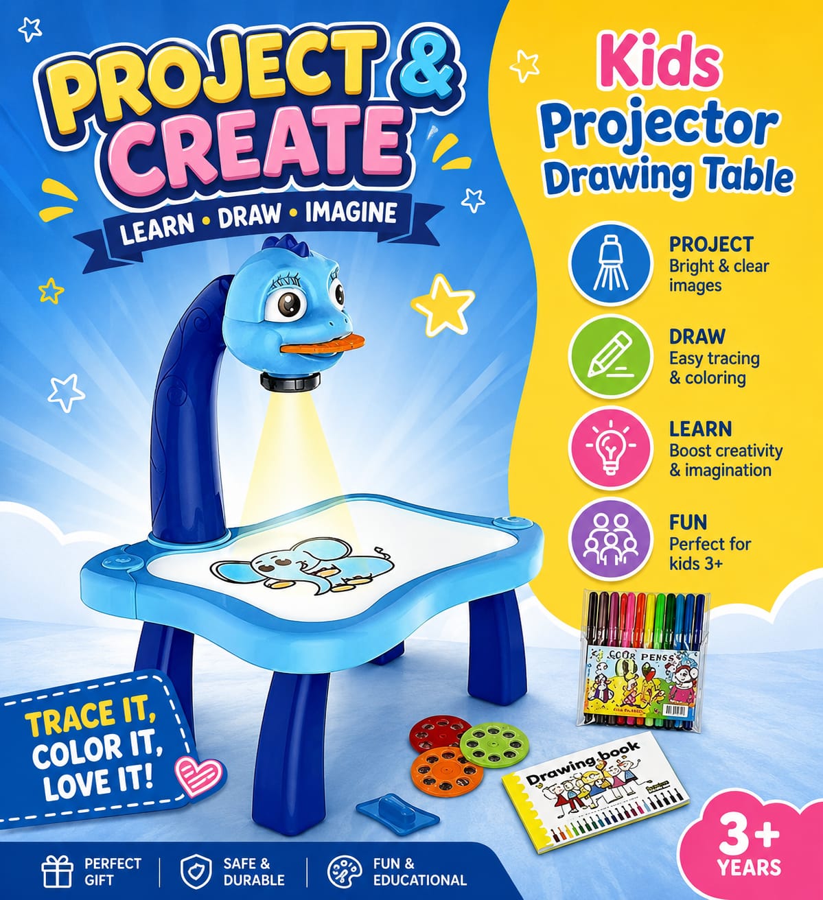 Kids Projector Drawing Table