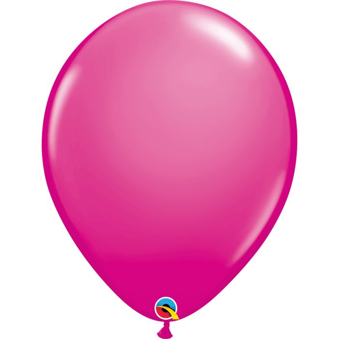 16 INCH LATEX PLAIN ROUND WILD BERRY 50CTP