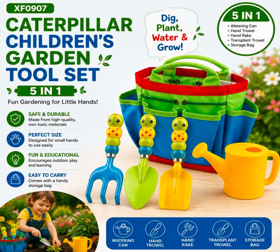 KIDS GARDENING SET