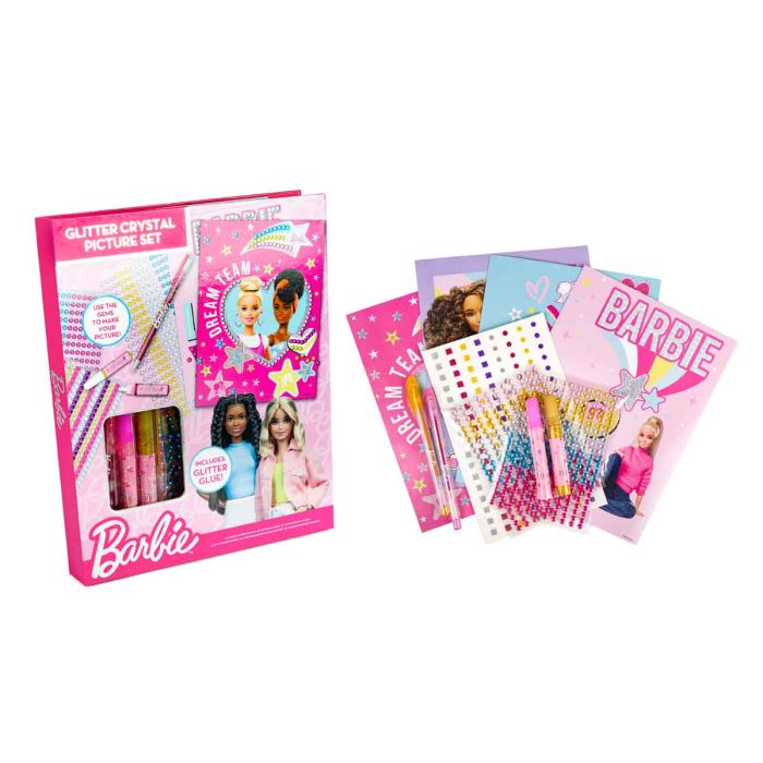 Barbie Core Glitter Metallic Crystal Picture Set