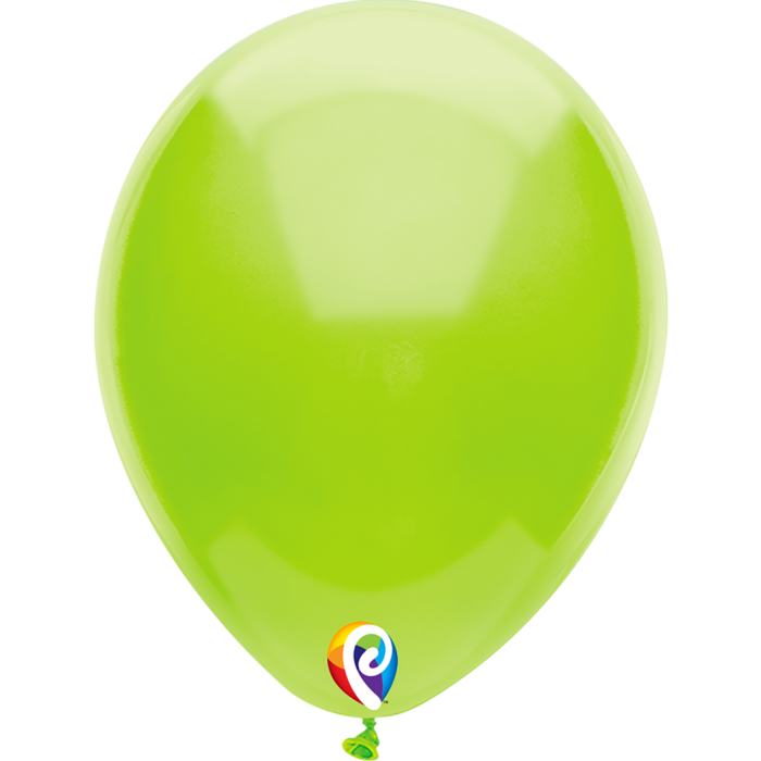 FS 12 INCH LATEX STANDARD COLOUR LIME GREEN 100CTP