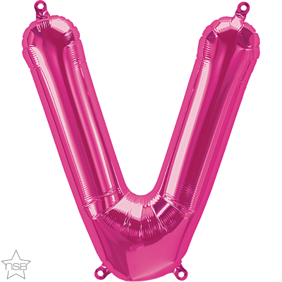 34 INCH FOIL MAGENTA LETTERS 1CTP
