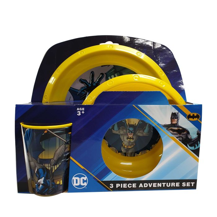 Batman 3 Piece Adventure Eating Set