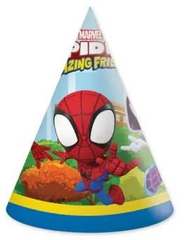 SPIDEY & FRIENDS HATS 6CT