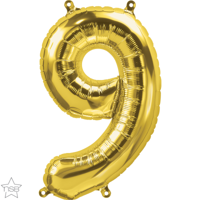 16 IN GOLD NUMBER 9 AIR FILLED 1CTP