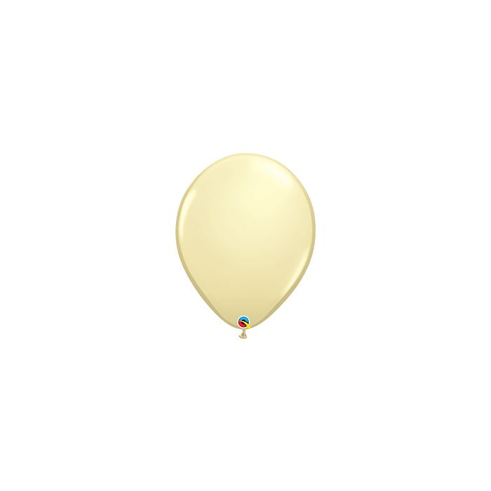 16 INCH LATEX PLAIN ROUND IVORY SILK 50CTP