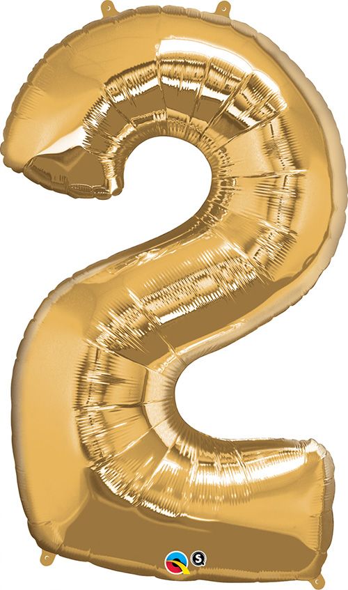 34 INCH FOIL NUMBER 2 METALLIC GOLD 1CTP