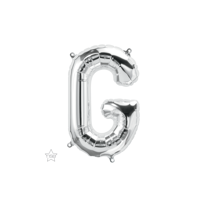 34 INCH FOIL SILVER LETTER G 1CTP