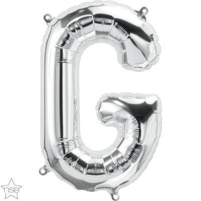 16 IN FOIL SILVER LETTER G AIR FILLED 1CTP