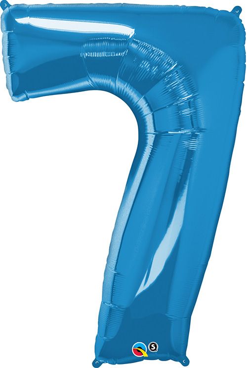 34 INCH FOIL NUMBER 7 SAPPHIRE BLUE 1CTP