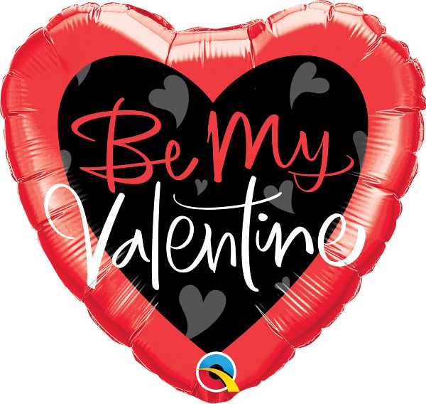 18 INCH FOIL BE MY VALENTINE SCRIPT 1CTP