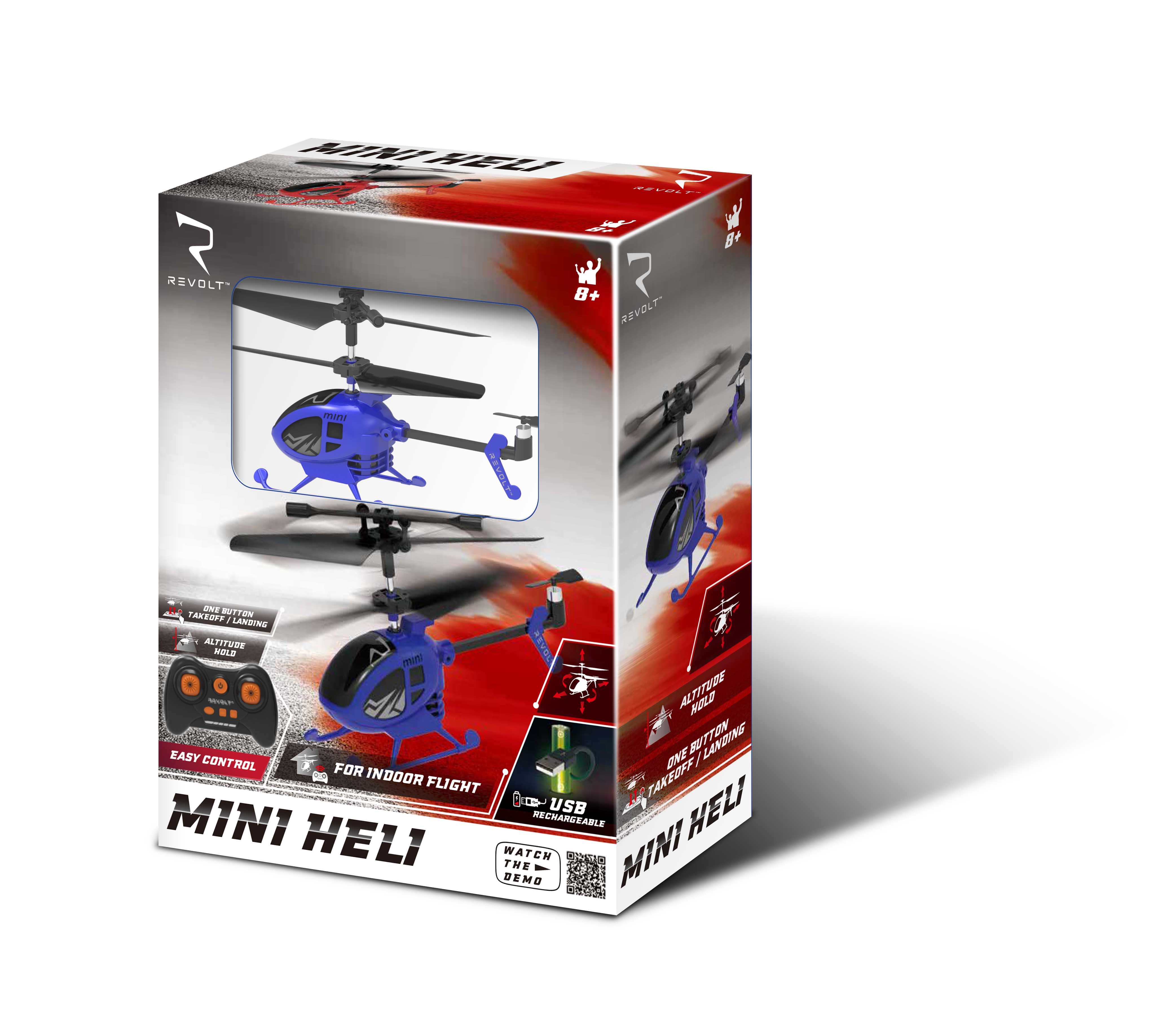 REVOLT MINI HELI-BLUE
